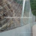 rockfall fence Rope steel netting for Flexible slope Protection System rockfall barrier fence